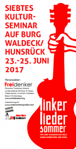 23. bis 25. Juni 2017 - Linker Liedersommer auf Burg Waldeck